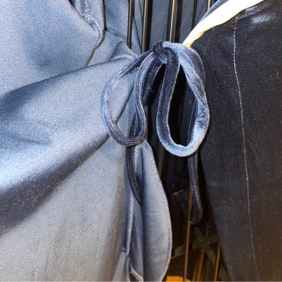 Woman’s Robe Velvet Vintage Cinema Etoile Dressing Gown Women’s Robe sz L Robe - Picture 10 of 16